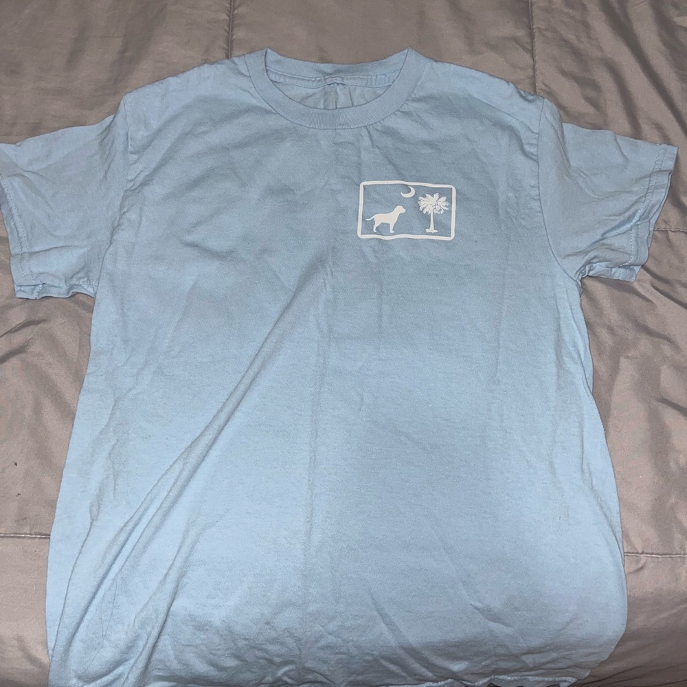 Light Blue palmetto moon t shirt